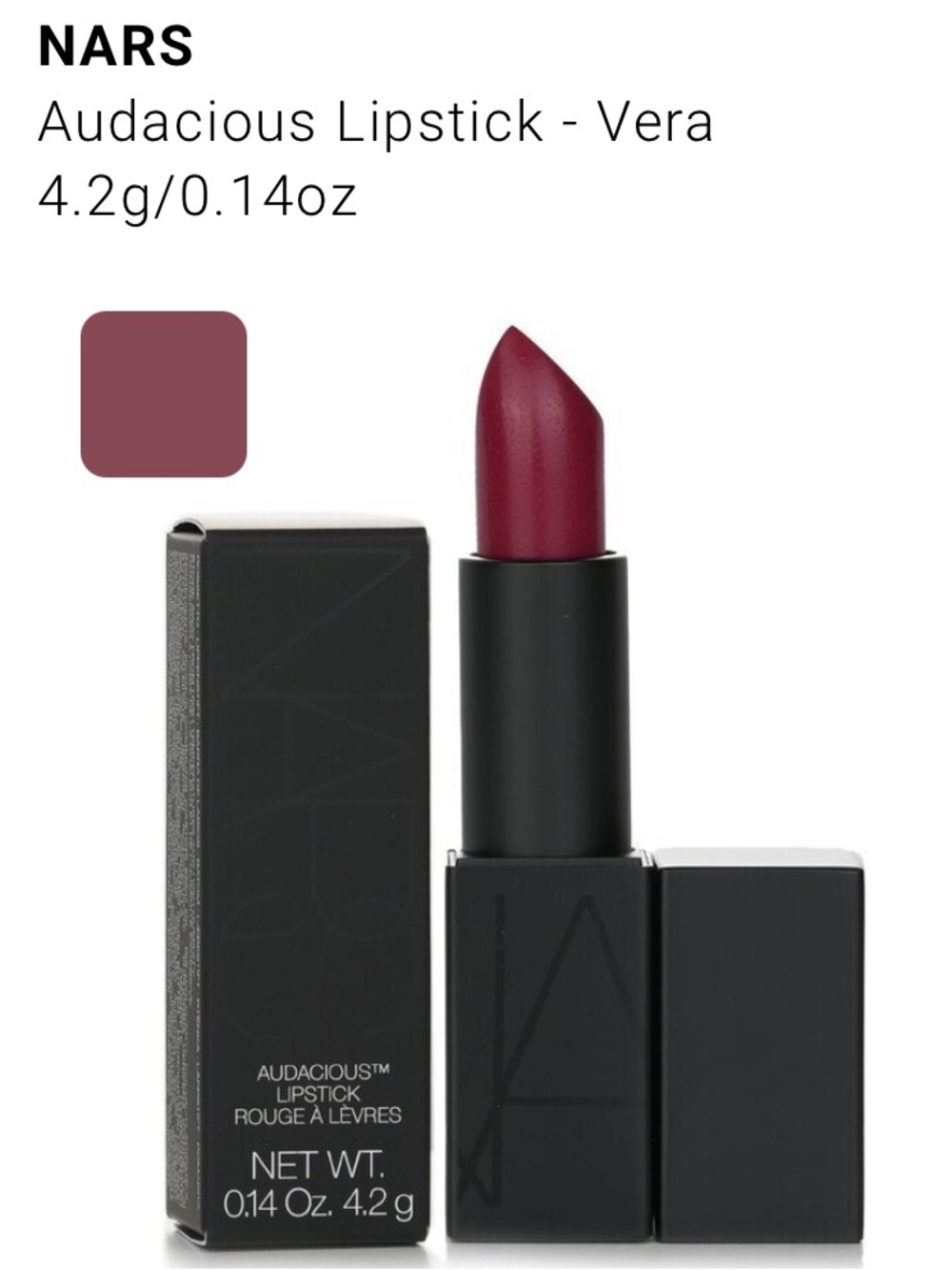 NARS Audacious Lipstick Vera